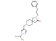 8-[(1-isopropyl-1H-pyrazol-4-yl)methyl]-2-(3-phenylpropyl)-2,8-diazaspiro[4.5]decan-3-one