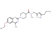 1-(6-ethoxy-4-methyl-2-quinazolinyl)-N-methyl-N-[(5-propyl-1H-pyrazol-3-yl)methyl]-4-piperidinecarboxamide