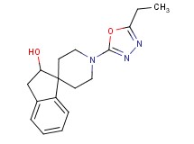1'-(5-ethyl-1,3,4-oxadiazol-2-yl)-2,3-dihydrospiro[indene-1,4'-piperidin]-2-ol