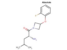 ((1R)-1-{[3-(2-fluorophenoxy)azetidin-1-yl]carbonyl}-3-methylbutyl)amine