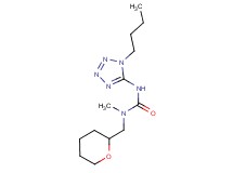 N'-(1-butyl-1H-tetrazol-5-yl)-N-methyl-N-(tetrahydro-2H-pyran-2-ylmethyl)urea