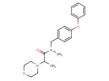 N-methyl-2-(4-morpholinyl)-N-(4-phenoxybenzyl)propanamide