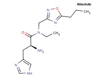 (2S)-2-amino-N-ethyl-3-(1H-imidazol-4-yl)-N-[(5-propyl-1,2,4-oxadiazol-3-yl)methyl]propanamide