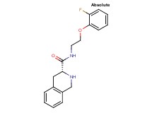 (3R)-N-[2-(2-fluorophenoxy)ethyl]-1,2,3,4-tetrahydro-3-isoquinolinecarboxamide hydrochloride
