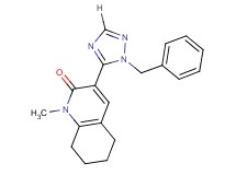 3-(1-benzyl-1H-1,2,4-triazol-5-yl)-1-methyl-5,6,7,8-tetrahydroquinolin-2(1H)-one