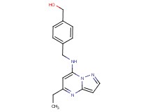 (4-{[(5-ethylpyrazolo[1,5-a]pyrimidin-7-yl)amino]methyl}phenyl)methanol