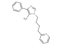 2-[4-(5-methyl-4-phenyl-1H-imidazol-1-yl)butyl]pyridine