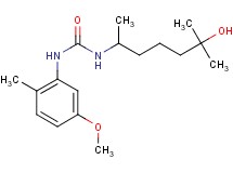 N-(5-hydroxy-1,5-dimethylhexyl)-N'-(5-methoxy-2-methylphenyl)urea