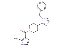 4-(1-benzyl-1H-imidazol-2-yl)-1-[(2-methyl-1H-pyrrol-3-yl)carbonyl]piperidine