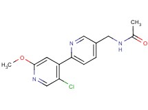 N-[(5'-chloro-2'-methoxy-2,4'-bipyridin-5-yl)methyl]acetamide