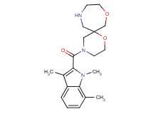 4-[(1,3,7-trimethyl-1H-indol-2-yl)carbonyl]-1,8-dioxa-4,11-diazaspiro[5.6]dodecane