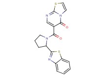 6-{[2-(1,3-benzothiazol-2-yl)pyrrolidin-1-yl]carbonyl}-5H-[1,3]thiazolo[3,2-a]pyrimidin-5-one