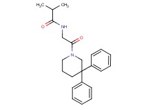 N-[2-(3,3-diphenylpiperidin-1-yl)-2-oxoethyl]-2-methylpropanamide