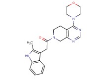 7-[(2-methyl-1H-indol-3-yl)acetyl]-4-(4-morpholinyl)-5,6,7,8-tetrahydropyrido[3,4-d]pyrimidine