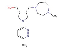[(3R*,4R*)-4-[(4-methyl-1,4-diazepan-1-yl)methyl]-1-(6-methyl-3-pyridazinyl)-3-pyrrolidinyl]methanol