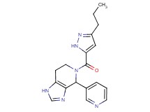 5-[(3-propyl-1H-pyrazol-5-yl)carbonyl]-4-pyridin-3-yl-4,5,6,7-tetrahydro-1H-imidazo[4,5-c]pyridine