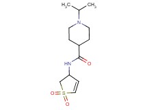 N-(1,1-dioxido-2,3-dihydro-3-thienyl)-1-isopropylpiperidine-4-carboxamide