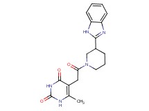 5-{2-[3-(1H-benzimidazol-2-yl)-1-piperidinyl]-2-oxoethyl}-6-methyl-2,4(1H,3H)-pyrimidinedione