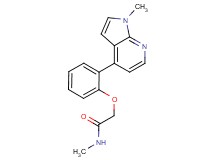N-methyl-2-[2-(1-methyl-1H-pyrrolo[2,3-b]pyridin-4-yl)phenoxy]acetamide