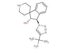 rel-(2R,3R)-3-[4-(1-amino-1-methylethyl)-1H-1,2,3-triazol-1-yl]-2,3-dihydrospiro[indene-1,4'-piperidin]-2-ol dihydrochloride