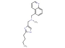 1-(2-butyl-1H-imidazol-4-yl)-N-methyl-N-(5-quinolinylmethyl)methanamine