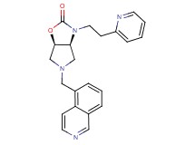 (3aS*,6aR*)-5-(5-isoquinolinylmethyl)-3-[2-(2-pyridinyl)ethyl]hexahydro-2H-pyrrolo[3,4-d][1,3]oxazol-2-one