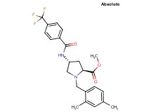 methyl (4R)-1-(2,4-dimethylbenzyl)-4-{[4-(trifluoromethyl)benzoyl]amino}-L-prolinate
