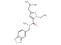 N-(2,1,3-benzothiadiazol-5-ylmethyl)-1-ethyl-3-isobutyl-N-methyl-1H-pyrazole-5-carboxamide