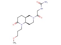 N-{2-[(4aS*,8aR*)-1-(3-methoxypropyl)-2-oxooctahydro-1,6-naphthyridin-6(2H)-yl]-2-oxoethyl}urea