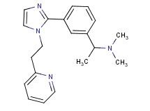 N,N-dimethyl-1-{3-[1-(2-pyridin-2-ylethyl)-1H-imidazol-2-yl]phenyl}ethanamine
