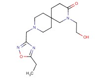 9-[(5-ethyl-1,2,4-oxadiazol-3-yl)methyl]-2-(2-hydroxyethyl)-2,9-diazaspiro[5.5]undecan-3-one