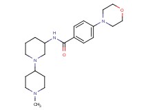 N-(1'-methyl-1,4'-bipiperidin-3-yl)-4-(4-morpholinyl)benzamide