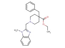 ethyl 4-benzyl-1-[(1-methyl-1H-benzimidazol-2-yl)methyl]-4-piperidinecarboxylate