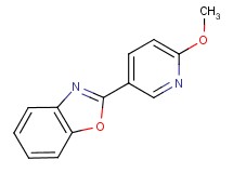 2-(6-methoxypyridin-3-yl)-1,3-benzoxazole