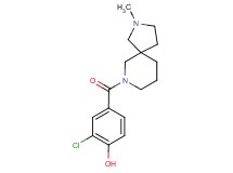 2-chloro-4-[(2-methyl-2,7-diazaspiro[4.5]dec-7-yl)carbonyl]phenol
