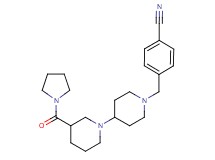 4-{[3-(pyrrolidin-1-ylcarbonyl)-1,4'-bipiperidin-1'-yl]methyl}benzonitrile