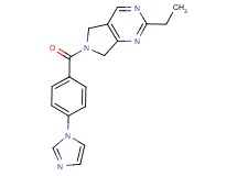 2-ethyl-6-[4-(1H-imidazol-1-yl)benzoyl]-6,7-dihydro-5H-pyrrolo[3,4-d]pyrimidine