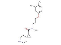 N-[3-(3,4-dimethylphenoxy)propyl]-N-methyl-6-azaspiro[2.5]octane-1-carboxamide