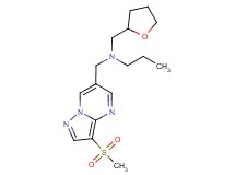 N-{[3-(methylsulfonyl)pyrazolo[1,5-a]pyrimidin-6-yl]methyl}-N-(tetrahydrofuran-2-ylmethyl)propan-1-amine