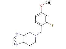 5-(2-fluoro-4-methoxybenzyl)-4,5,6,7-tetrahydro-1H-imidazo[4,5-c]pyridine