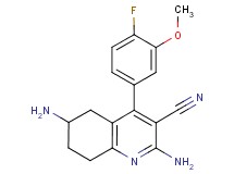 2,6-diamino-4-(4-fluoro-3-methoxyphenyl)-5,6,7,8-tetrahydroquinoline-3-carbonitrile