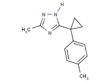 3-methyl-5-[1-(4-methylphenyl)cyclopropyl]-1H-1,2,4-triazole