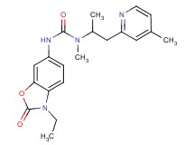 N'-(3-ethyl-2-oxo-2,3-dihydro-1,3-benzoxazol-6-yl)-N-methyl-N-[1-methyl-2-(4-methylpyridin-2-yl)ethyl]urea
