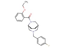 (1S*,5R*)-6-(2-ethoxybenzoyl)-3-(4-fluorobenzyl)-3,6-diazabicyclo[3.2.2]nonane