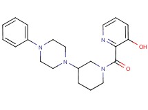 2-{[3-(4-phenyl-1-piperazinyl)-1-piperidinyl]carbonyl}-3-pyridinol