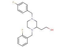 2-[1-(2-fluorobenzyl)-4-(4-fluorobenzyl)-2-piperazinyl]ethanol