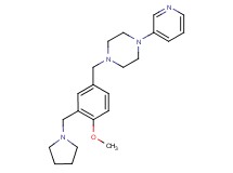 1-[4-methoxy-3-(pyrrolidin-1-ylmethyl)benzyl]-4-pyridin-3-ylpiperazine