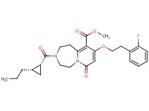 methyl 9-[2-(2-fluorophenyl)ethoxy]-7-oxo-3-{[(1R*,2S*)-2-propylcyclopropyl]carbonyl}-1,2,3,4,5,7-hexahydropyrido[1,2-d][1,4]diazepine-10-carboxylate