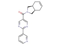 (3aR*,7aS*)-2-{[2-(3-pyridinyl)-5-pyrimidinyl]carbonyl}-2,3,3a,4,7,7a-hexahydro-1H-isoindole