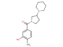 2-methyl-5-[(3-piperidin-1-ylpyrrolidin-1-yl)carbonyl]phenol